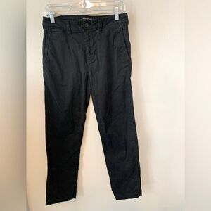 American Eagle Black Slim Straight pants  size 28x30